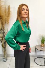 Πουκάμισο Rigola Σατέν Πράσινο - Image 3