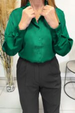 Πουκάμισο Rigola Σατέν Πράσινο - Image 4