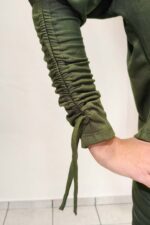 Σετ Laelia Φούστα Μπλούζα Λαδί - Image 5