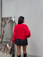 Πουλόβερ Notte Κόκκινο - Image 3