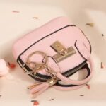 Ροζ Μικρό Τσαντάκι Μπρελόκ