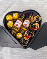 Ανδρικό δώρο σε μαύρη κασετίνα καρδιά