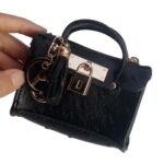 Μαύρο Μικρό Τσαντάκι Μπρελόκ