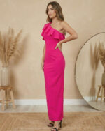 Φόρεμα maxi Celadon Φούξια - Image 2